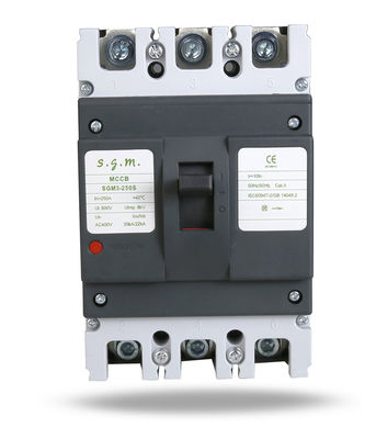 qualité  Custom LOGO MCCB SGM3-250S 3P Magnetic MCCB Molded Case Circuit Breaker SGM3-250S usine